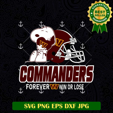 Snoopy Commanders Fans SVG