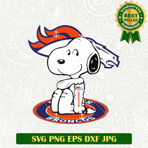 Snoopy Denver Broncos Fans SVG