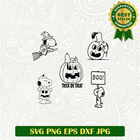 Snoopy Halloween Bundle Svg