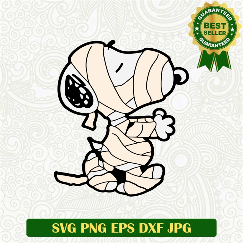 Snoopy Mummy SVG