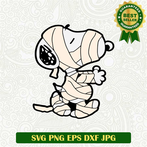 Snoopy Mummy SVG