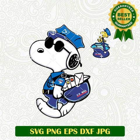 Snoopy USPS mail SVG