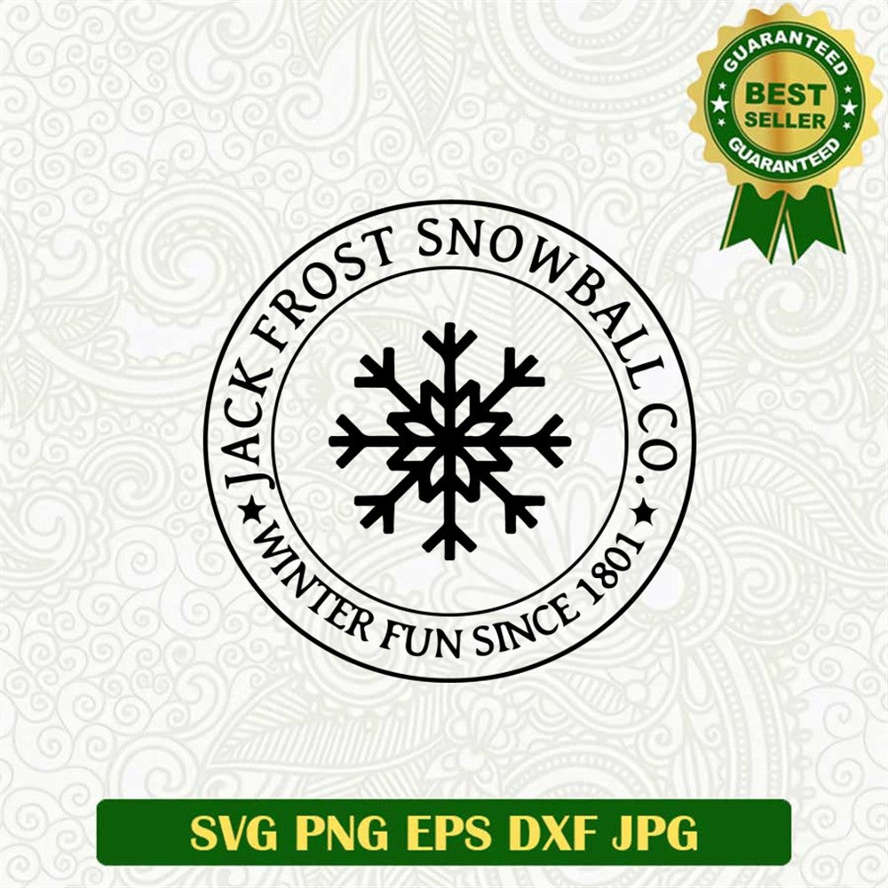 Snowball Jack Frost Svg