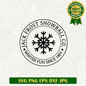 Snowball Jack Frost Svg