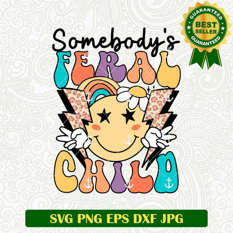 Somebody's Feral Child Smile SVG