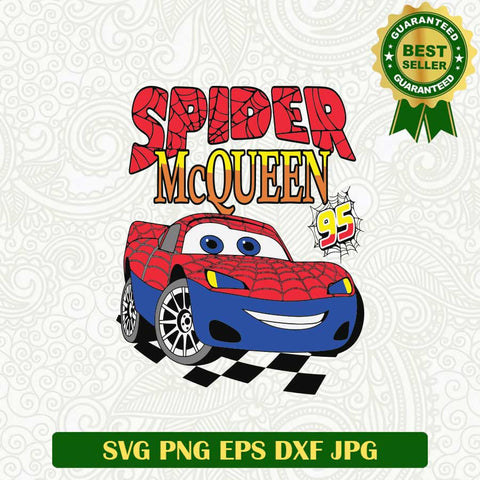 Spider Mc Queen Cars SVG