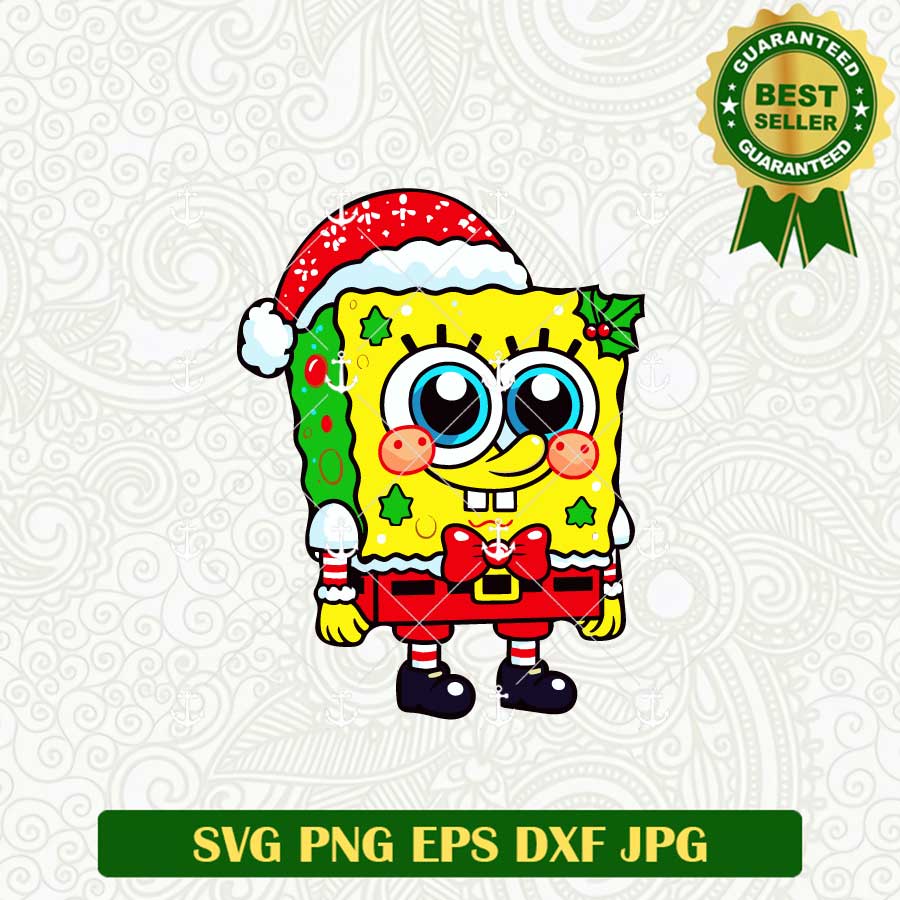 Spongebob Squarepants Christmas SVG