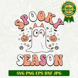 Spooky Season Bluey Halloween SVG