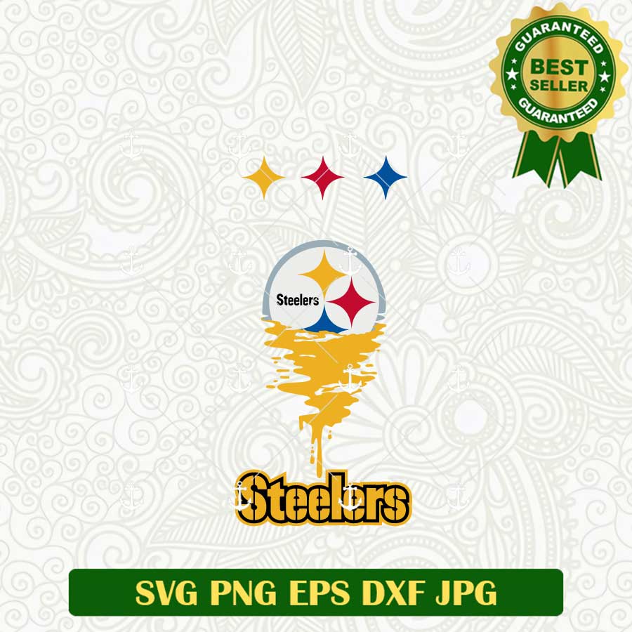 Steelers Football Logo Moon SVG