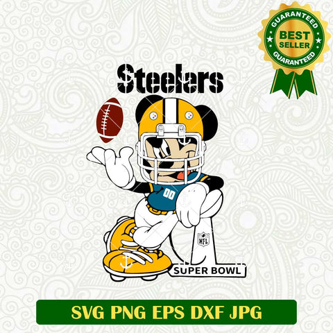 Steelers Mickey Players SVG