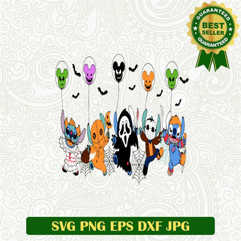 Stitch Horror Movie Svg