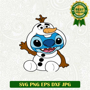 Stitch Snowman SVG