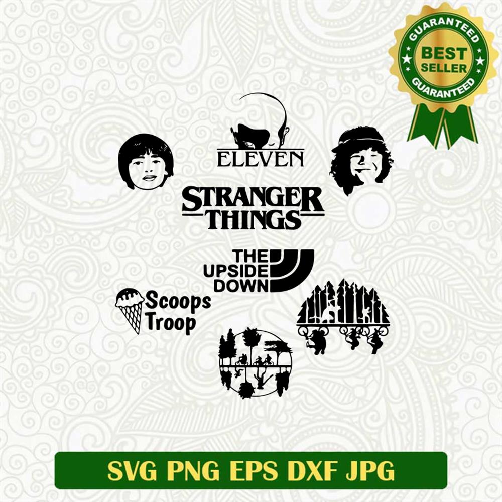 Stranger Things Cast SVG