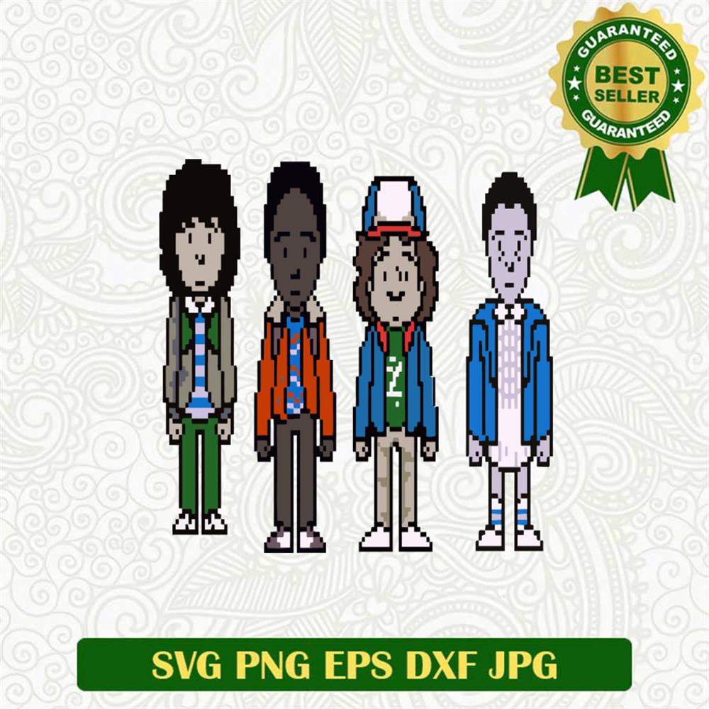 Stranger Things Pixel SVG