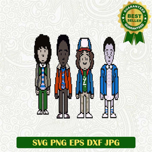 Stranger Things Pixel SVG