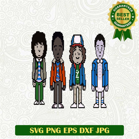 Stranger Things Pixel SVG