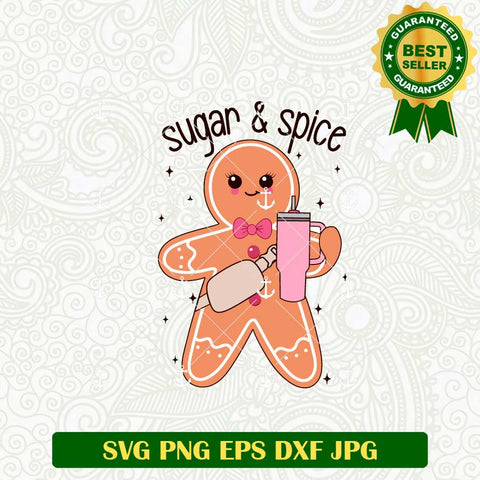 Sugar And Spice GingerBread man SVG