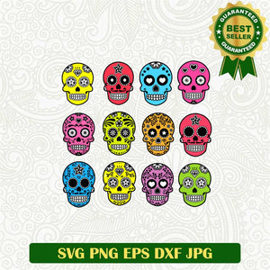 Sugar Skull Bundle Svg