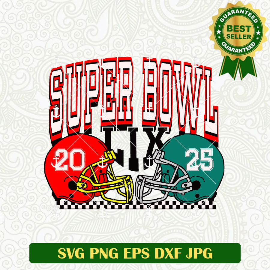 Super Bowl Lix 2025 SVG