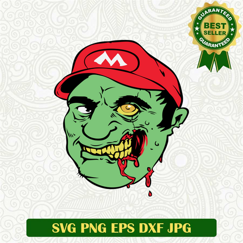 Super Mario Zombie SVG
