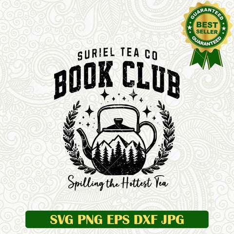 Suriel Tea Co Book Club SVG