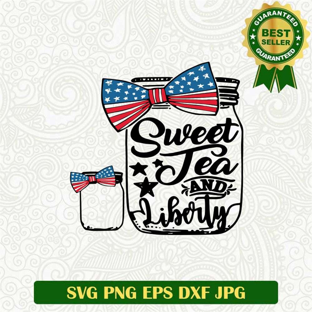Sweet Tea And Liberty Svg