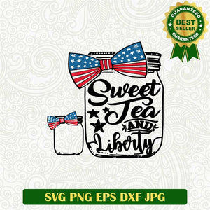 Sweet Tea And Liberty Svg