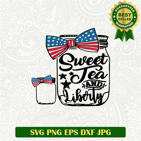 Sweet Tea And Liberty Svg