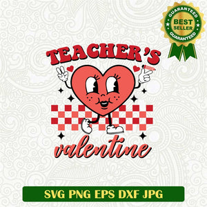 Teacher's Valentine Svg