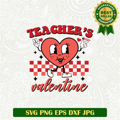 Teacher's Valentine Svg