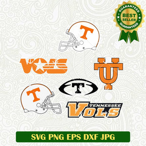 Tennessee Volunteers football Bundle SVG