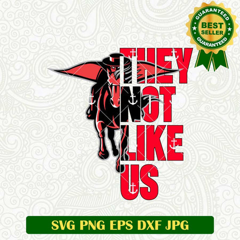 Texas Tech Masked Rider They Not Like Us SVG