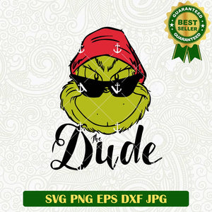 The Dude Grinches SVG