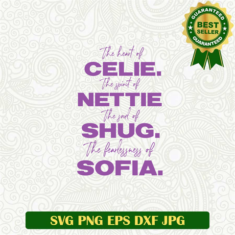 The Heart Of Celie SVG 