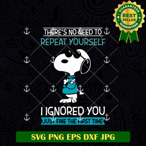 There's No Need To Repeat Yourself SVG