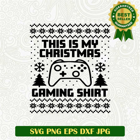 This My Christmas Gaming Shirt SVG