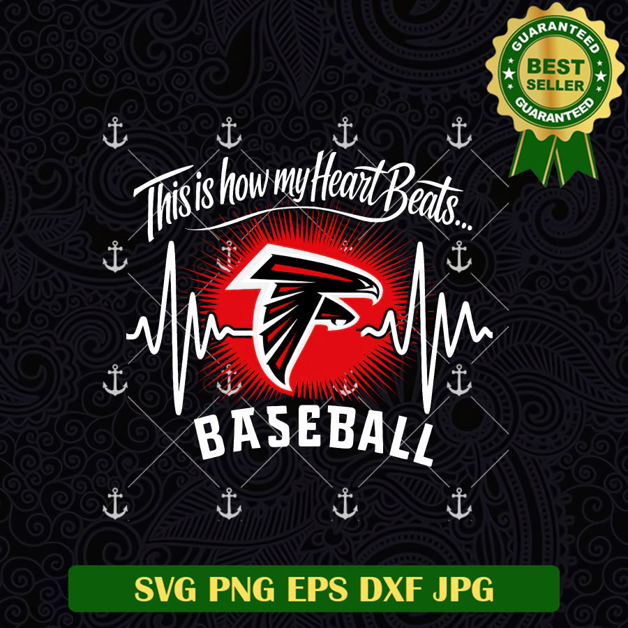 This is How My Heart Beats Baseball PNG