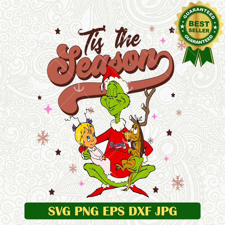 Tis The Season Grinch Christmas SVG