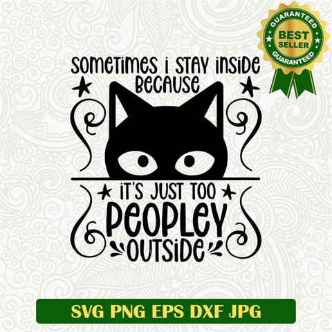 Too Peopley Outside Social Distancing SVG