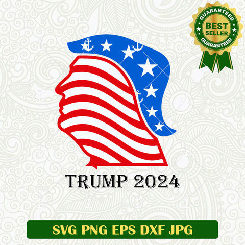 Trump 2024 American SVG