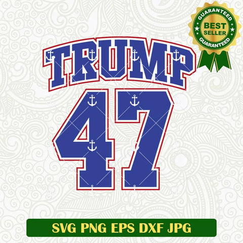 Trump 47 President America SVG