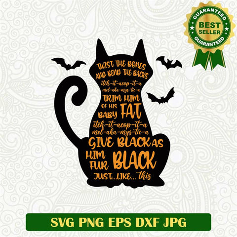 Twist the bones and bend the back svg