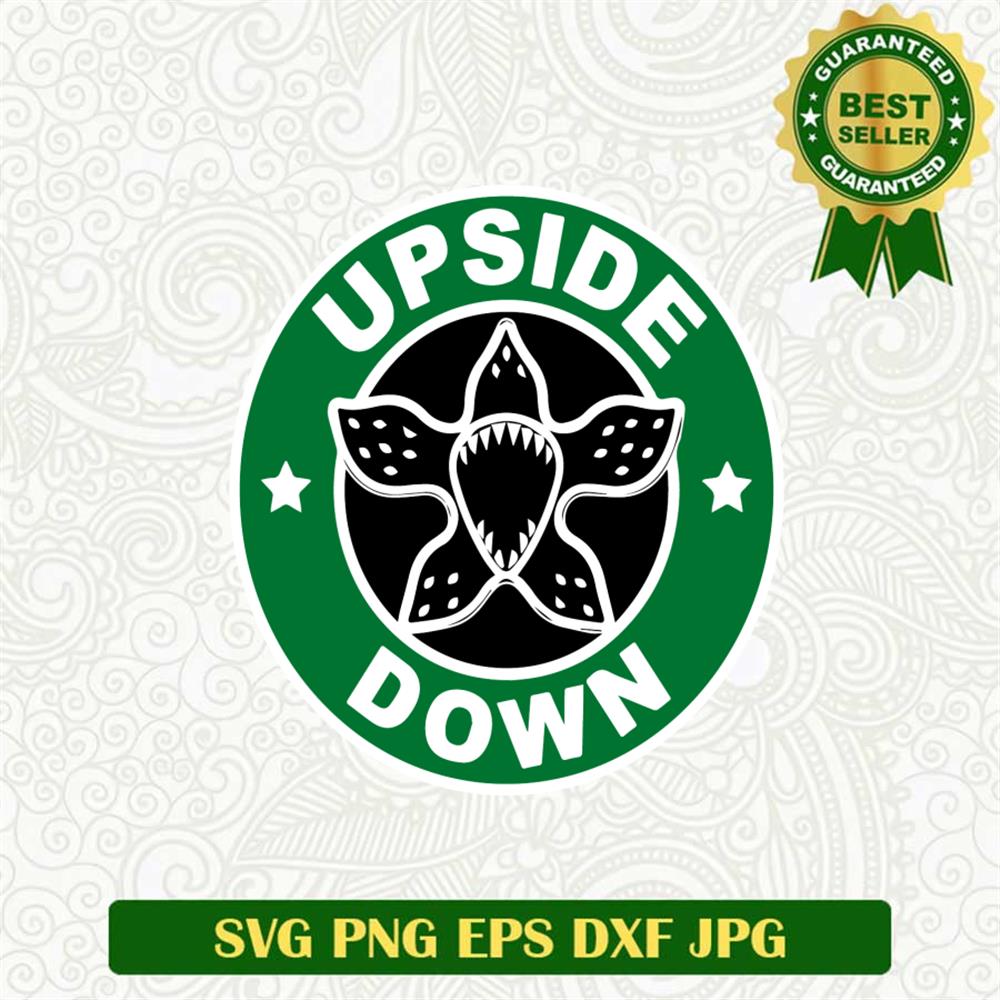 Upside Down Coffee SVG