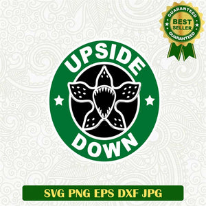 Upside Down Coffee SVG