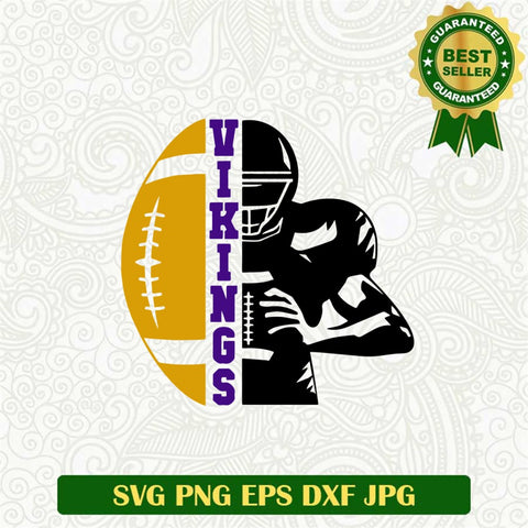 Vikings football player SVG