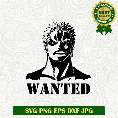 Wanted Zoro Svg