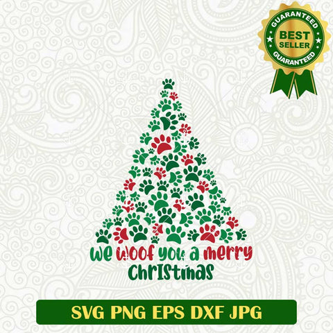 We Woof You A Merry Christmas SVG