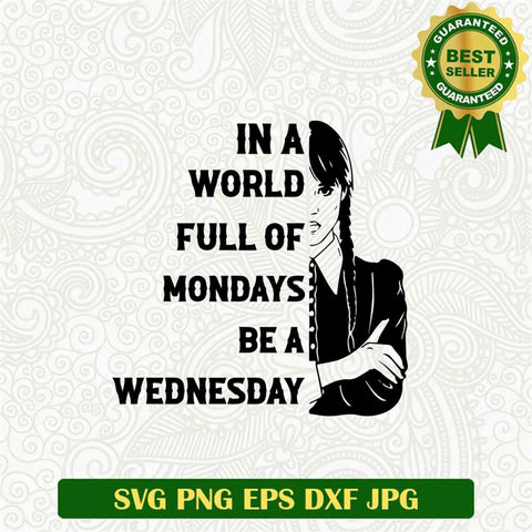 Wednesday Addams Svg