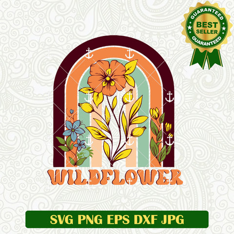 Wildflower Vintage SVG