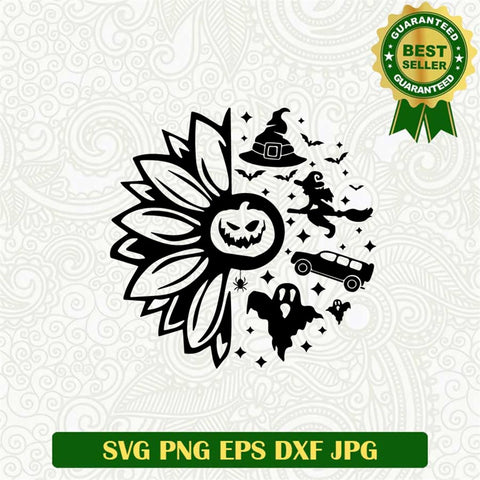 Witchy Sunflower Svg